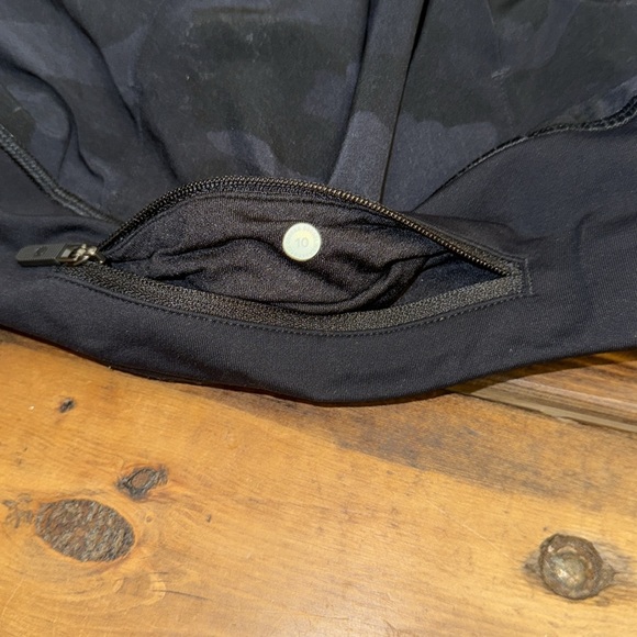 Lululemon Black Pace Rival Camouflage Skirt. Size 10. Gently worn. - Picture 7 of 9